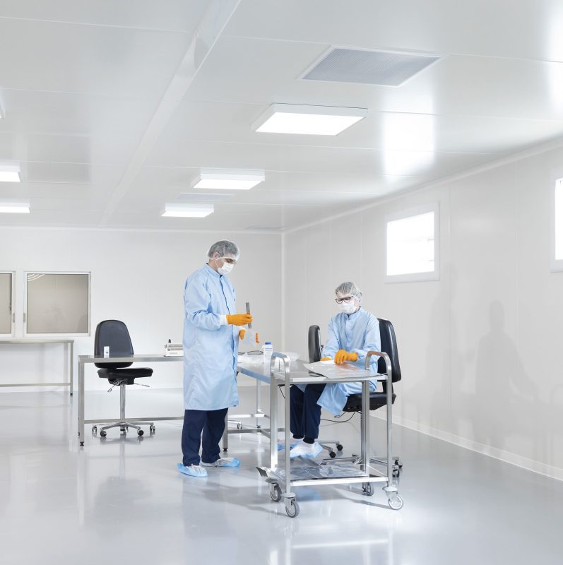 Salle blanche pharmaceutique