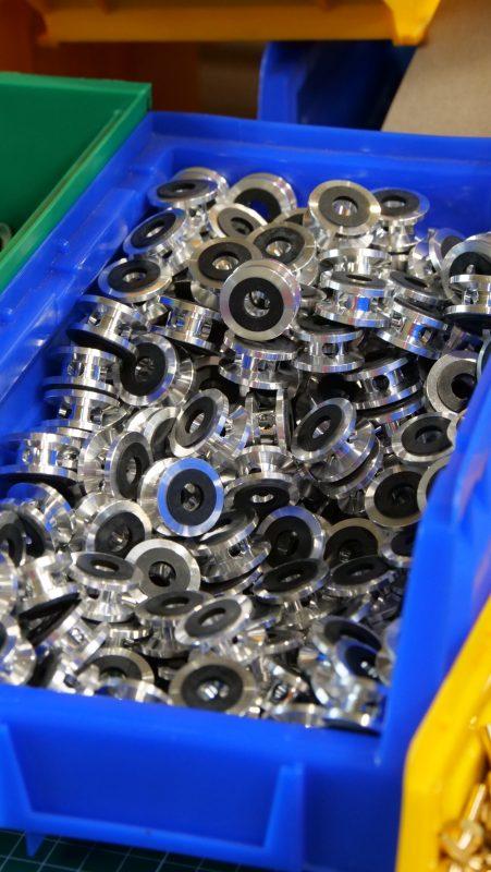 Gros plan pièces pour assemblage Teleflow