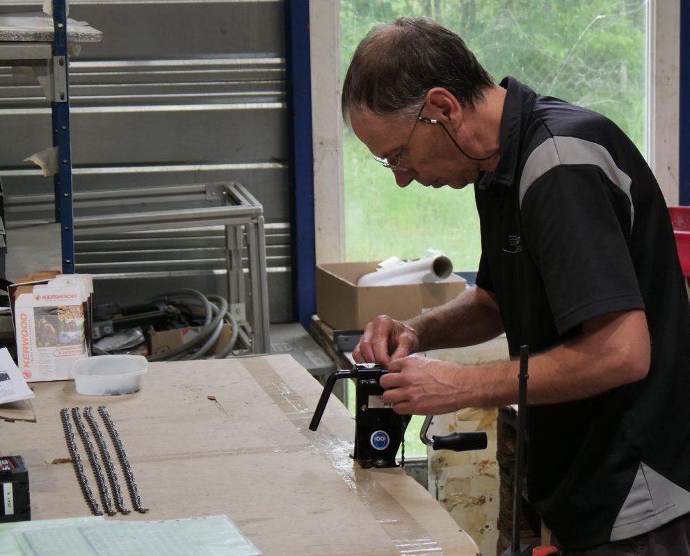 Montage de chaine de tronçonneuse en sous-traitance pour Sodipèces